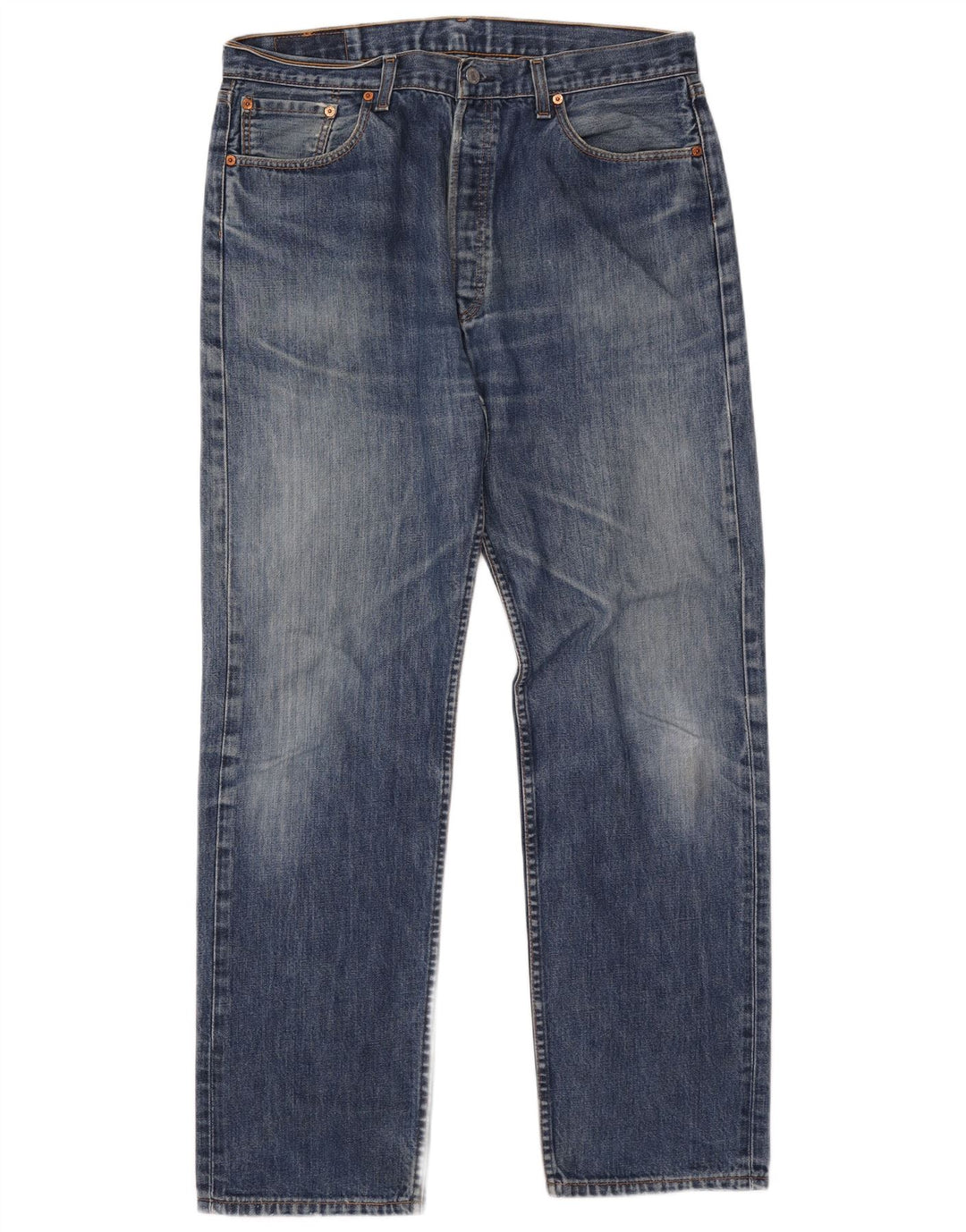 Jeans dritti da uomo Levi's 501 W38 L34 cotone blu
