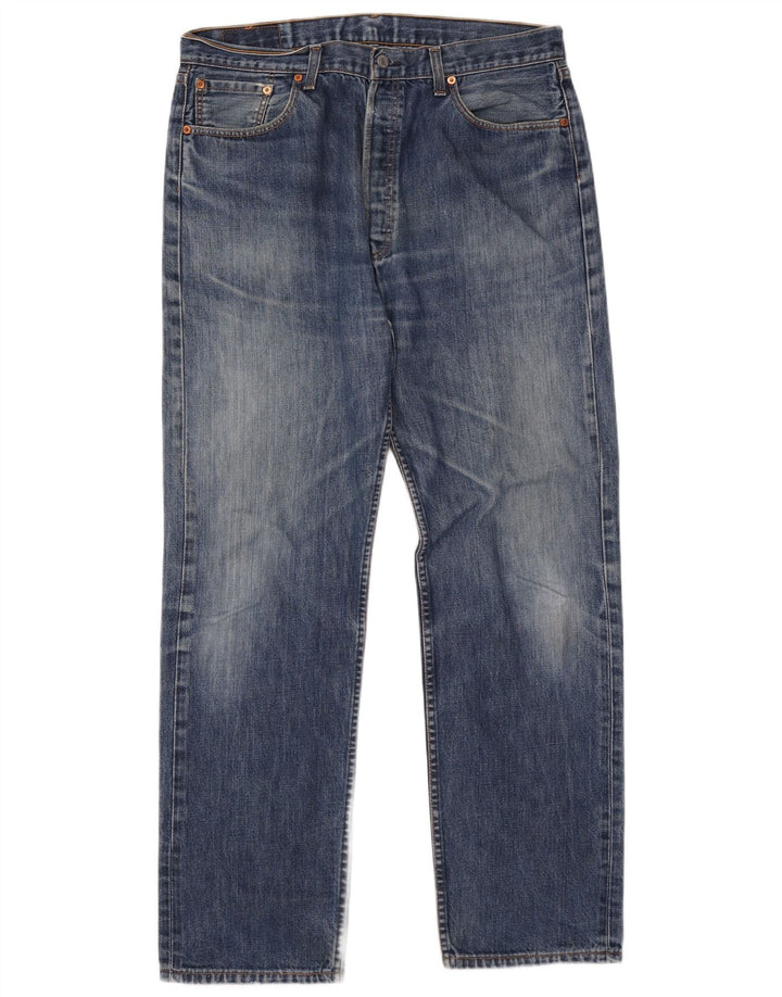 Jeans dritti da uomo Levi's 501 W38 L34 cotone blu