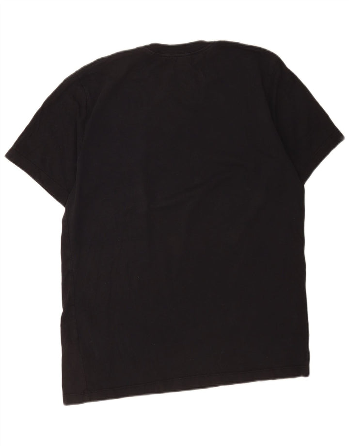 T-shirt grafica da uomo Nike Top in cotone nero medio