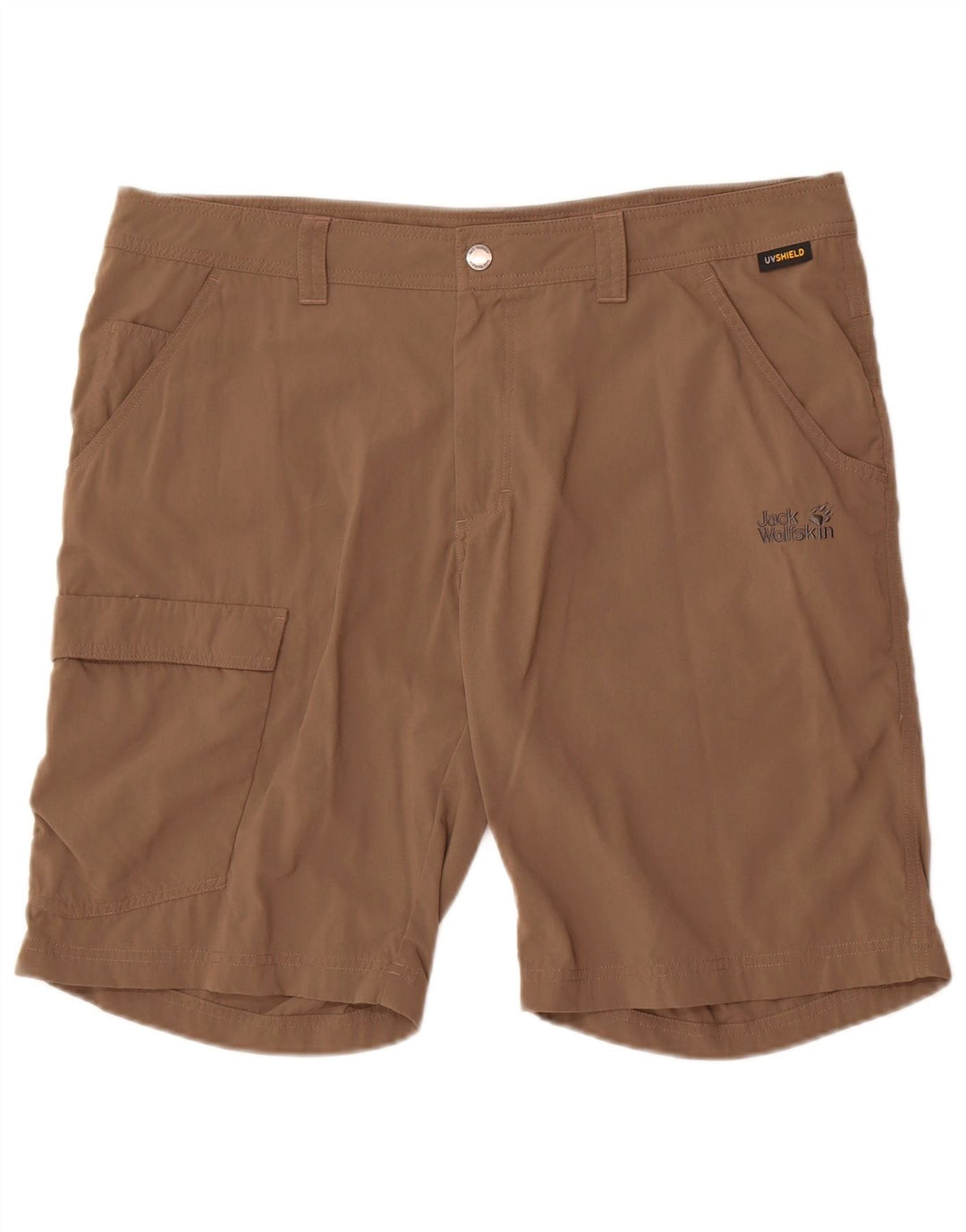 Pantaloncini cargo da uomo Jack & Jones W40 XL Marrone Poliammide