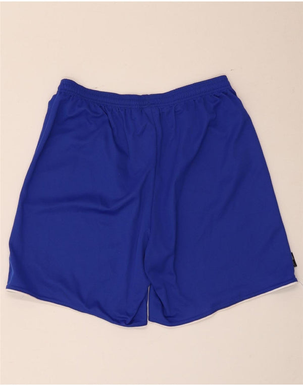 Pantaloncini sportivi Adidas Climalite da uomo grandi in poliestere blu