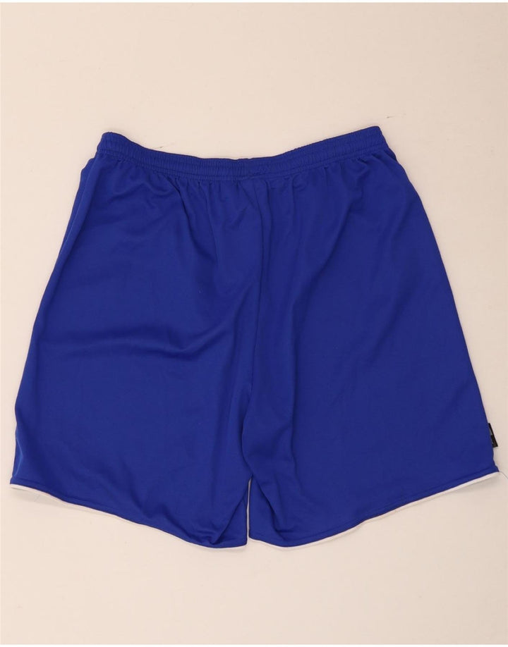 Pantaloncini sportivi Adidas Climalite da uomo grandi in poliestere blu