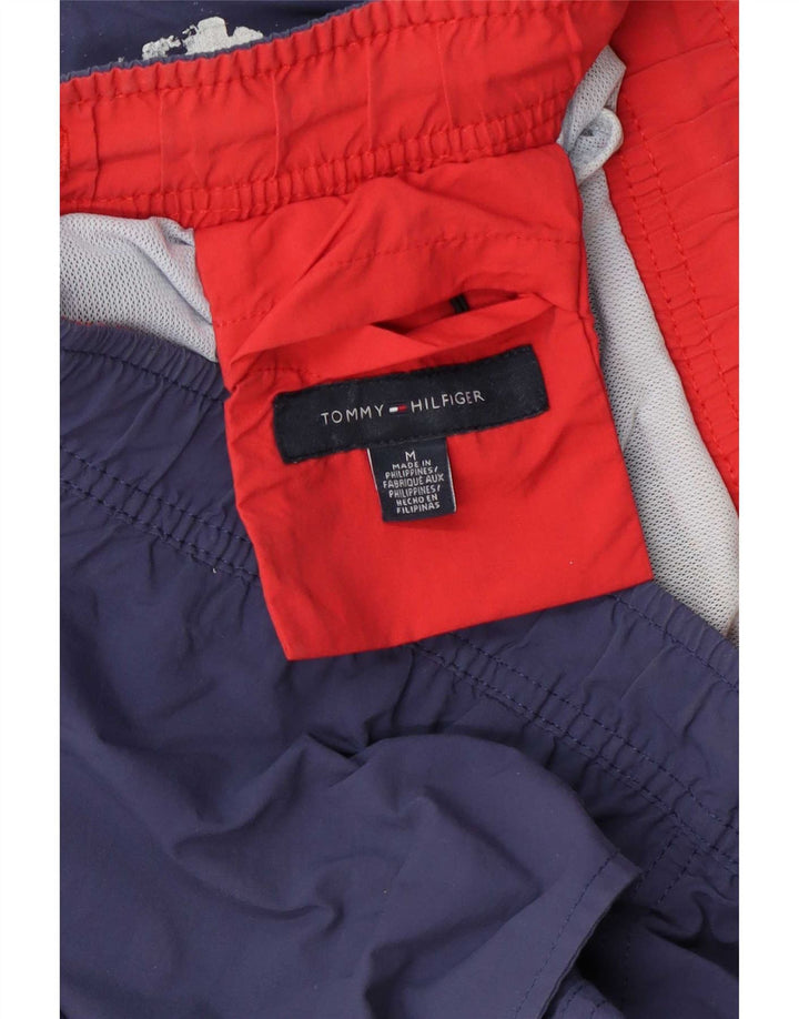 Pantaloncini da bagno Tommy Hilfiger da uomo Graphic Cargo medio blu navy