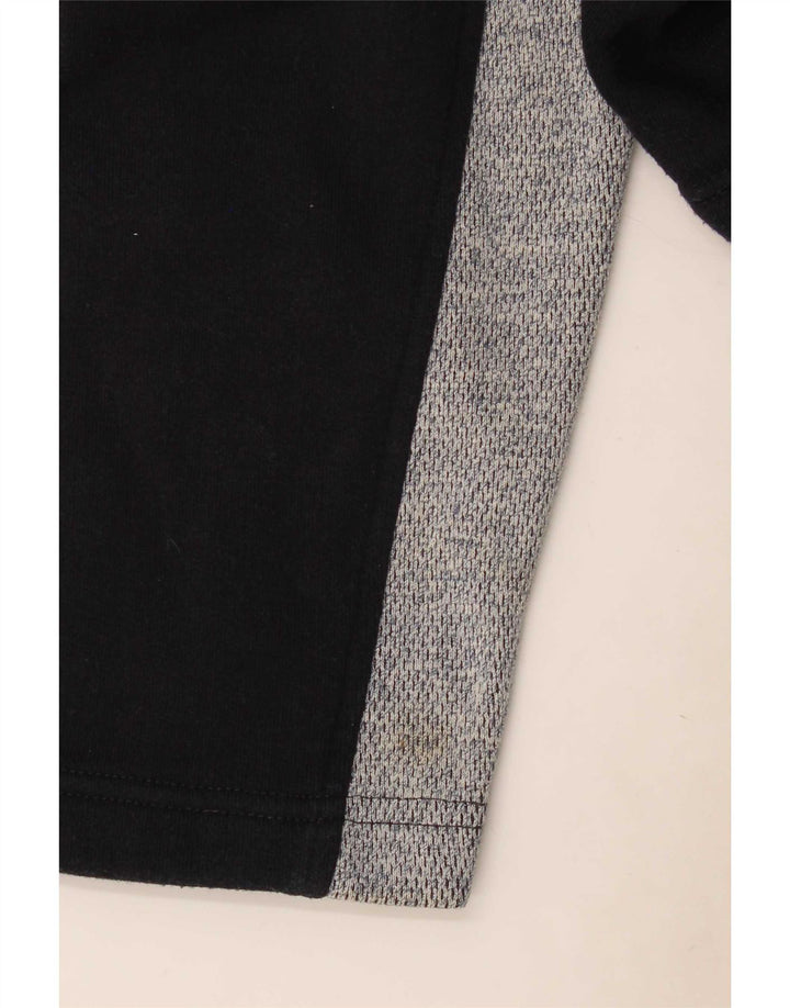 Asics Felpa con collo con zip da uomo Maglione Medium Nero
