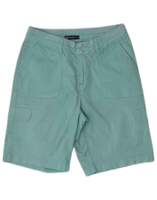 Pantaloncini cargo Lee da donna dalla vestibilità rilassata US 8 Medium W30 Cotone turchese