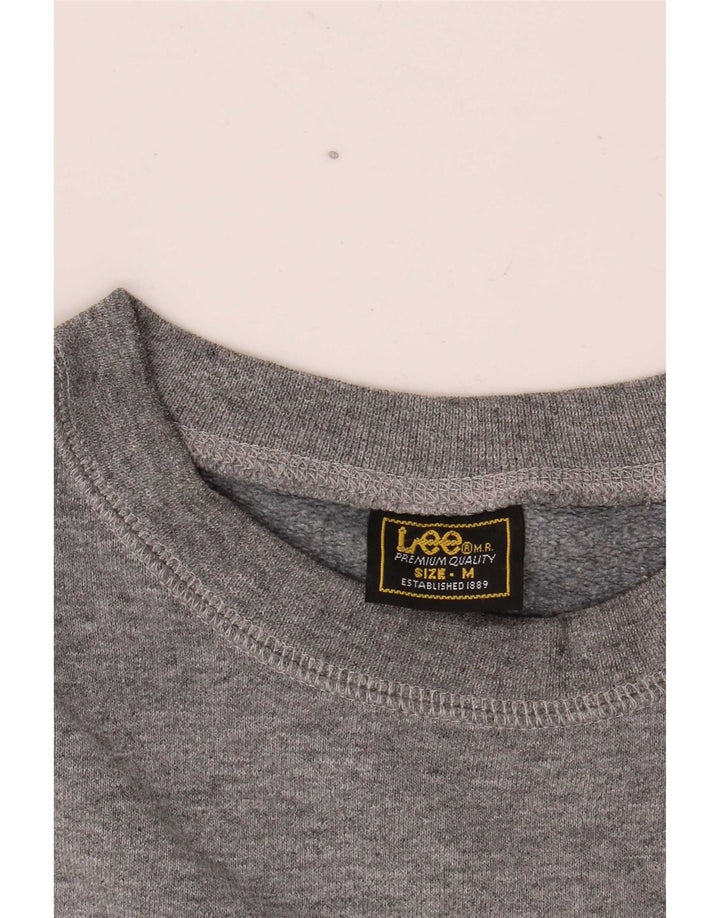 Felpa con grafica Lee Brooklyn da uomo, grigio medio