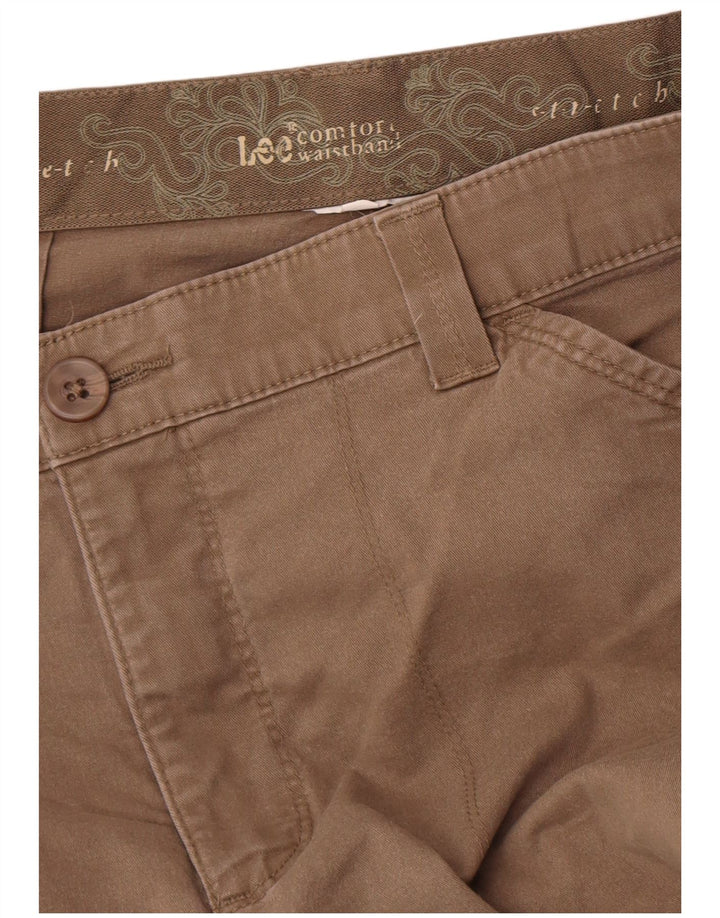 Pantaloni cargo dritti da donna Lee W31 L28 Marrone