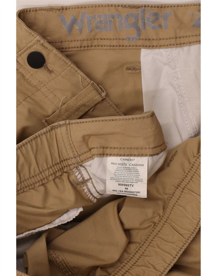 Pantaloncini chino da uomo Wrangler W48 4XL cotone beige