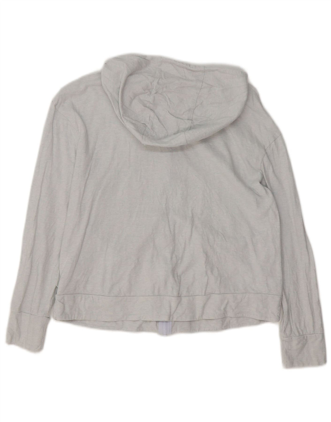 Felpa con cappuccio e zip per ragazze NIKE 13-14 anni XL in cotone grigio