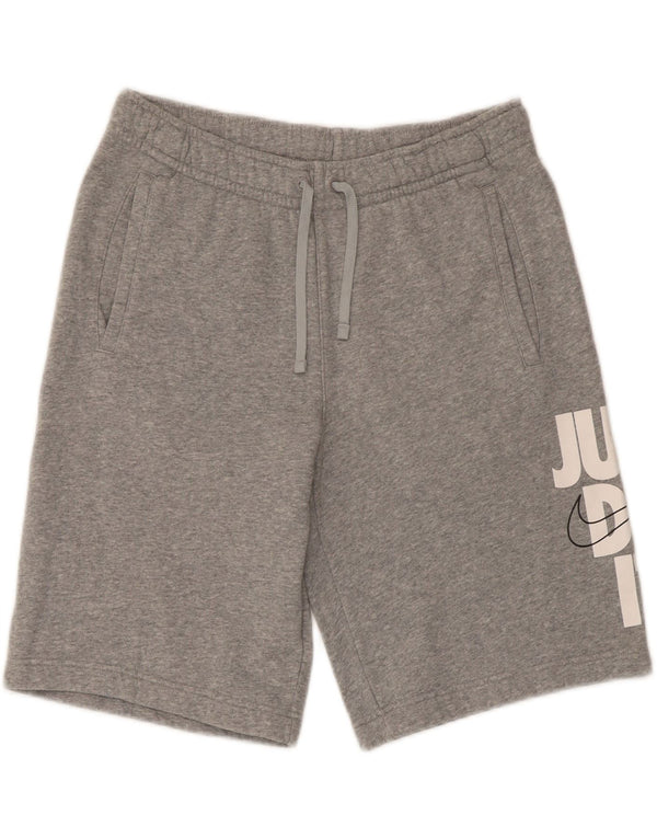Pantaloncini sportivi grafici Nike da uomo grigio medio chiazzato