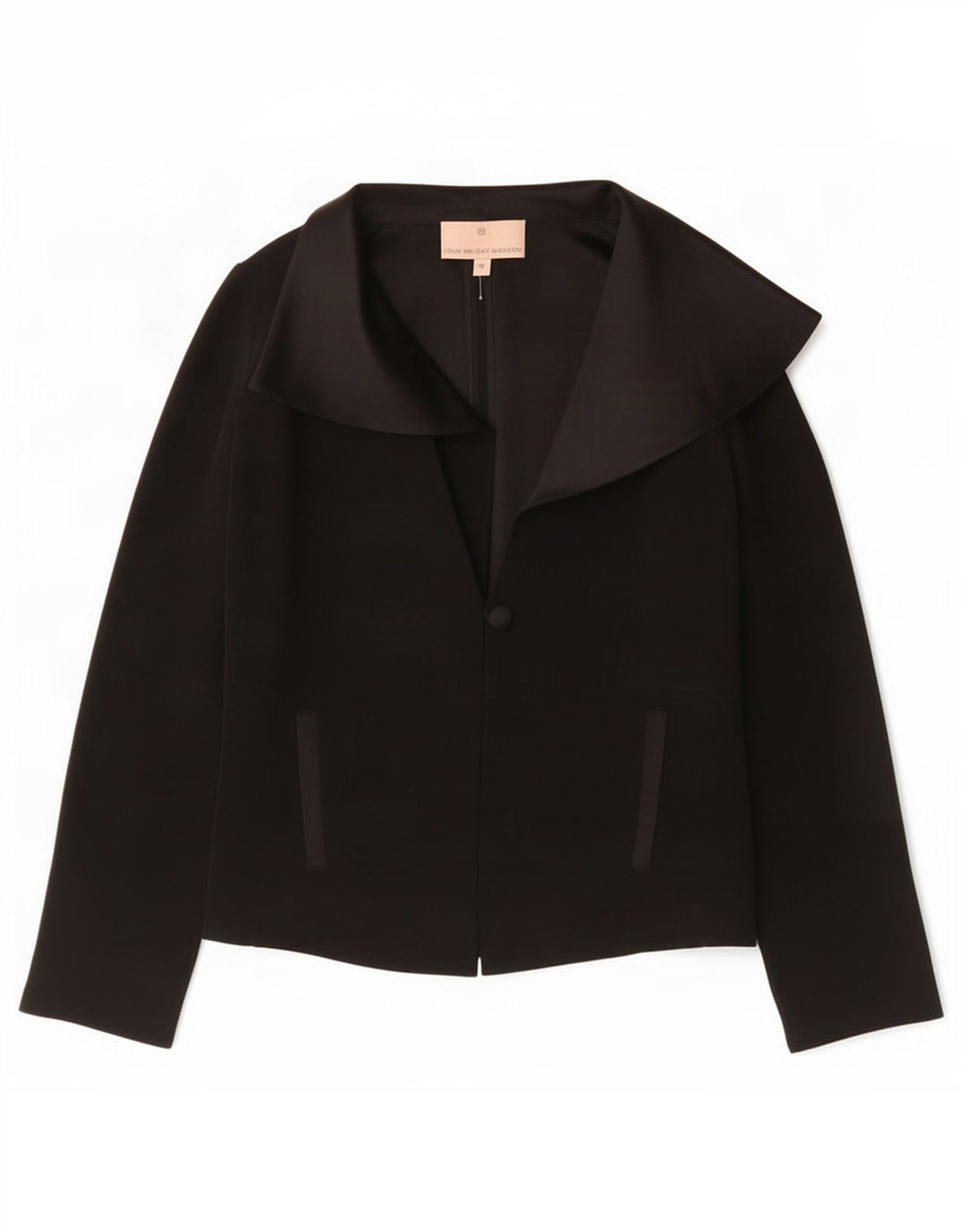 Giacca blazer da donna a 1 bottone Fenn Wright Manson UK 10 piccola nera