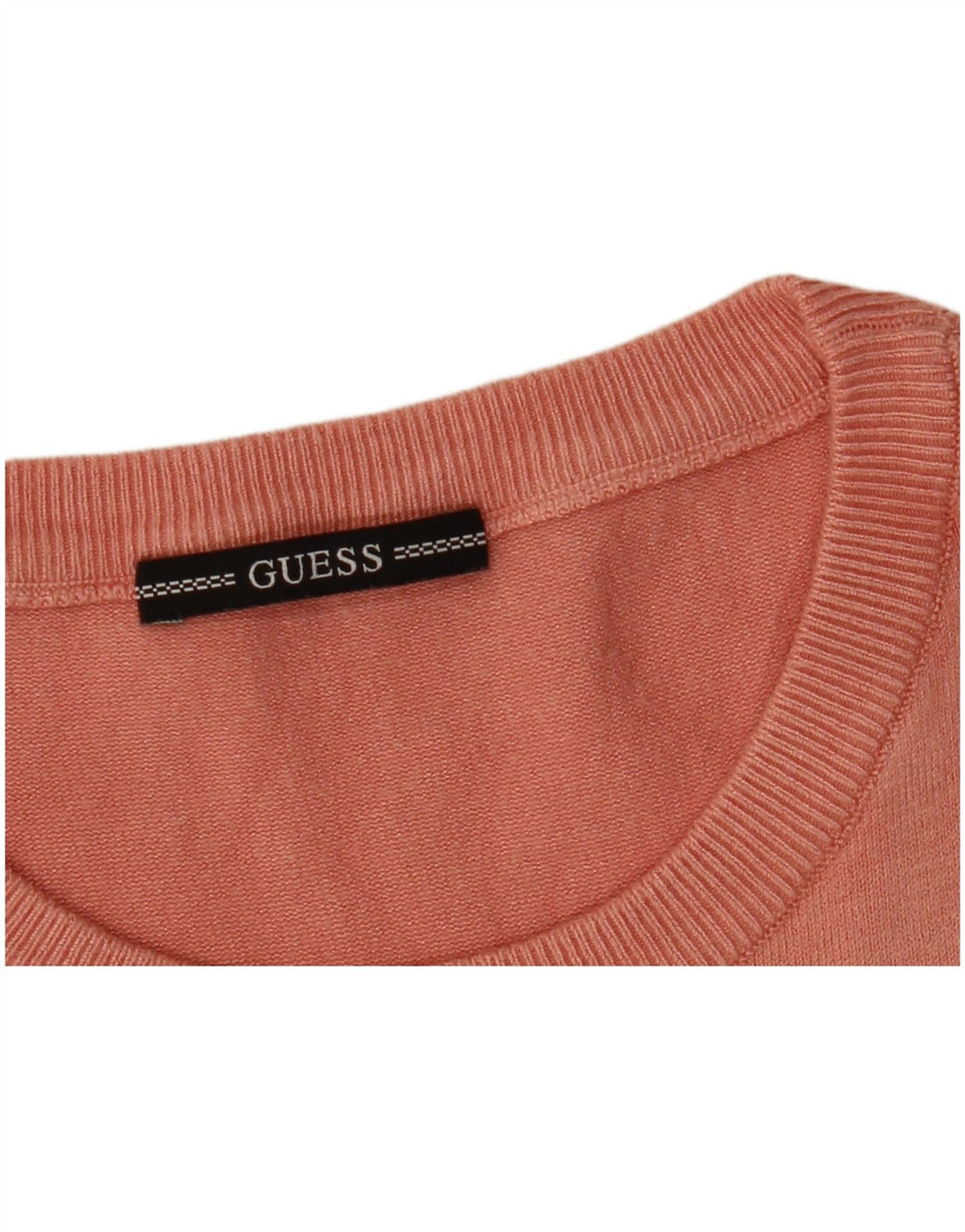 Maglione maglione girocollo con grafica da donna Guess UK 14 Rosa medio