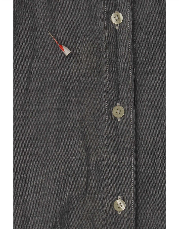 Camicia Penguin Heritage da uomo slim fit piccola in cotone grigio