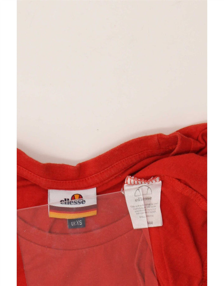 T-shirt da uomo Ellesse Top XS arancione in cotone