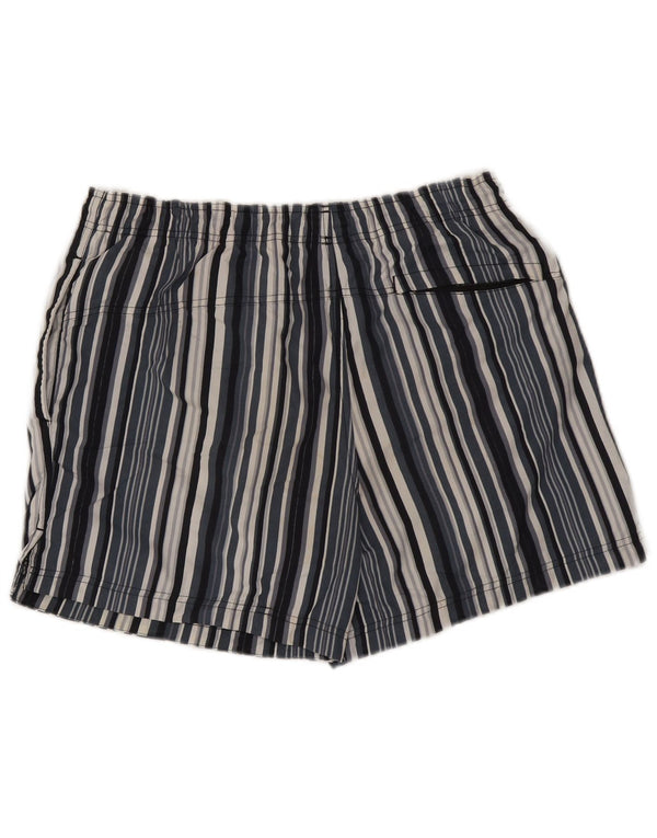 Calvin Klein Mens Swimming Shorts Large  Blue Striped Polyester