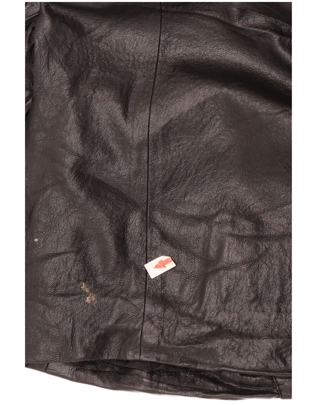 Giacca blazer da donna in ecopelle a 1 bottone Zara UK 14 media nera