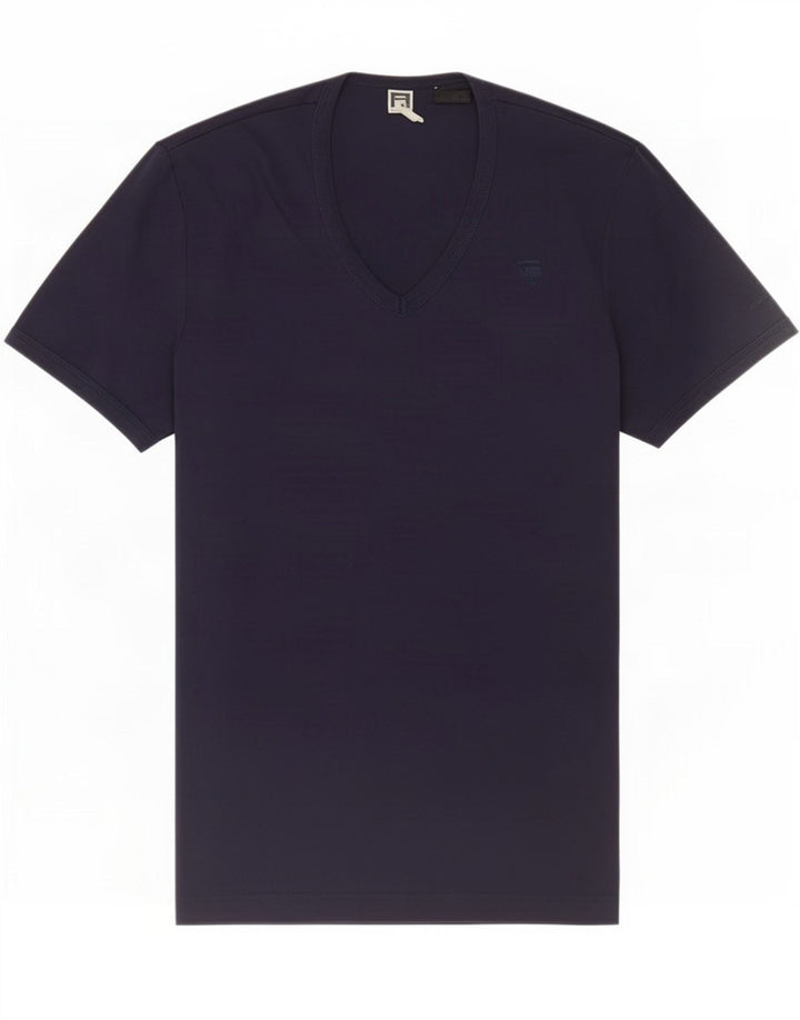 T-shirt da uomo G-Star Top in cotone blu navy medio