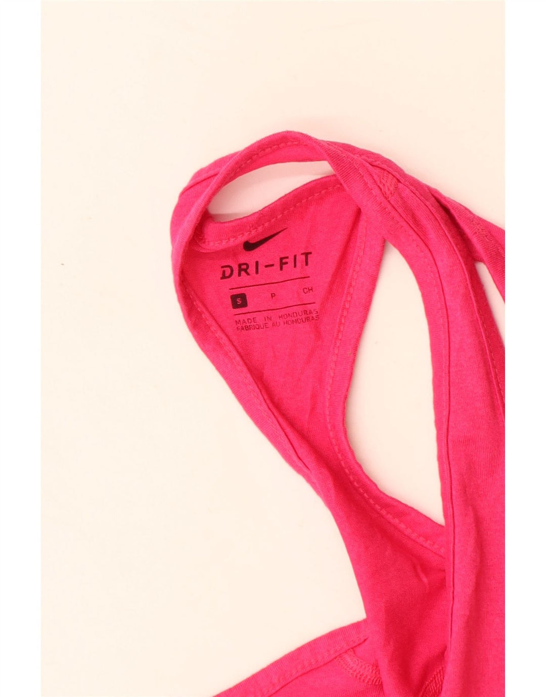 Canotta Nike Dri Fit da donna UK 8 Small Rosa Poliestere