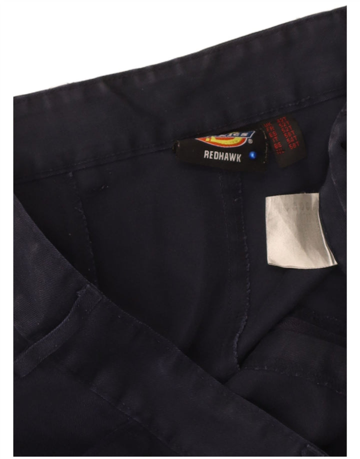 Dickies Pantaloni cargo dritti Redhawk da uomo W42 L33 poliestere blu navy
