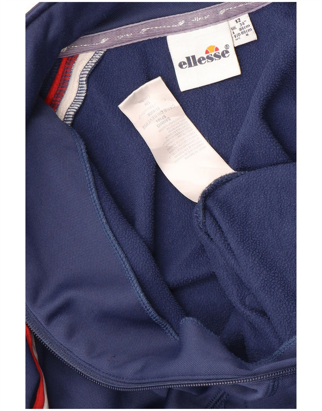 Giacca da tuta da ragazza ELLESSE 11-12 anni in poliestere blu navy