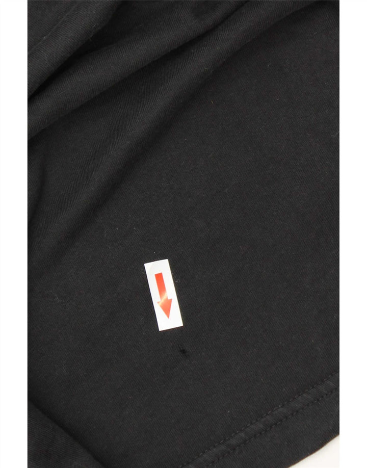 T-shirt Adidas da uomo Top Large in cotone nero