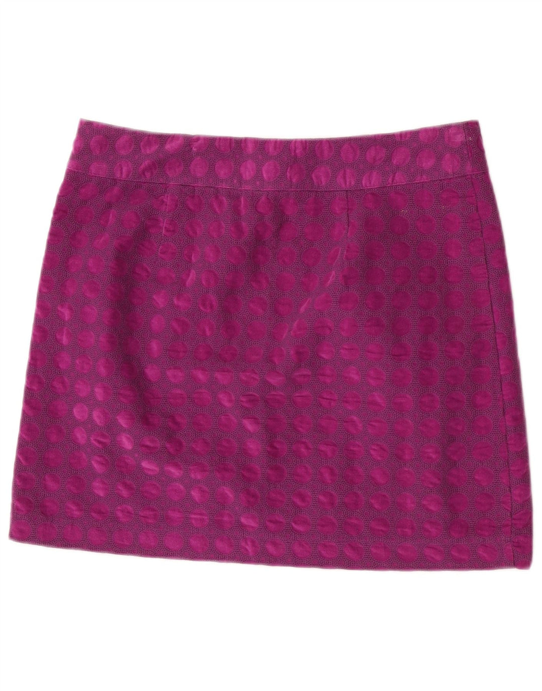 Minigonna da donna White Stuff UK 12 media W32 cotone geometrico viola
