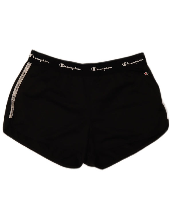 Pantaloncini sportivi grafici da donna Champion UK 14 Large Nero Poliestere