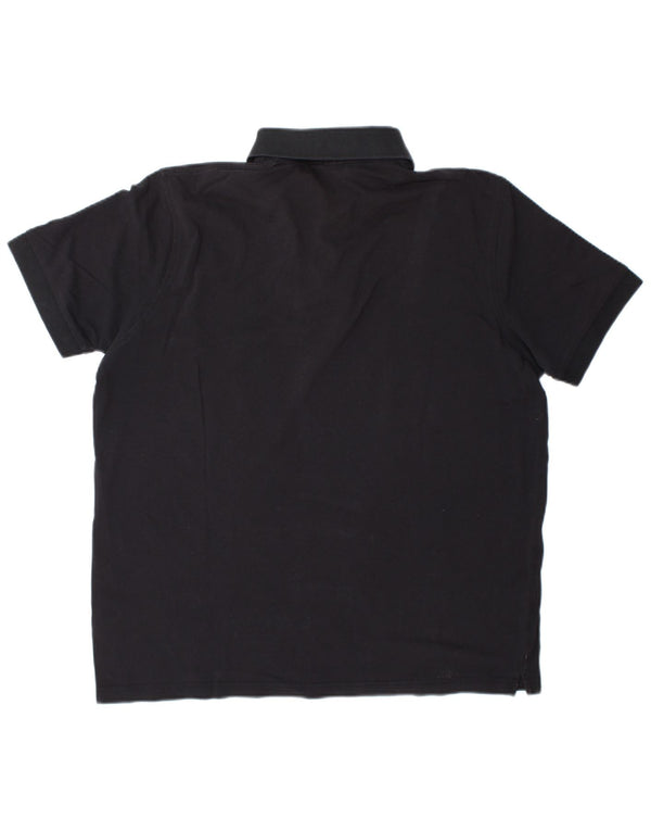 Polo da uomo Hugo Boss XL in cotone nero
