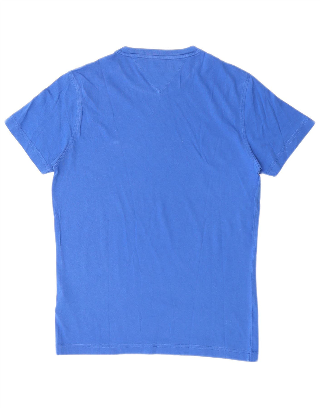 TOMMY HILFIGER T-shirt da uomo Top piccola in cotone blu