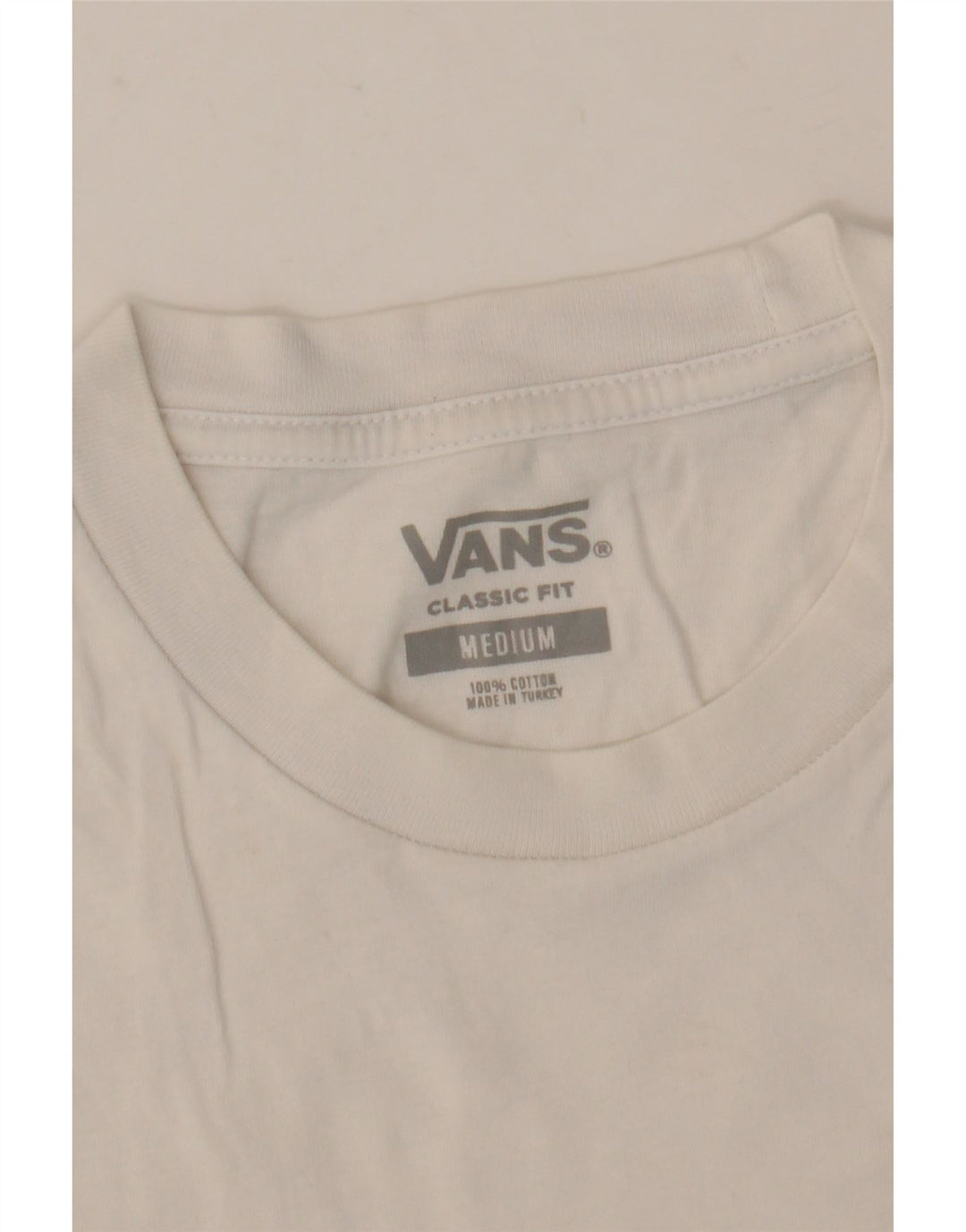 VANS T-shirt da uomo dalla vestibilità classica, top in cotone color block medio nero