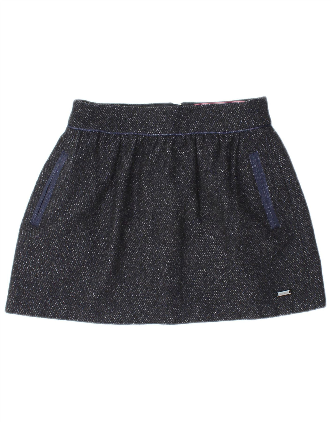 Minigonna da donna SUPERDRY piccola W27 poliestere chiazzato grigio