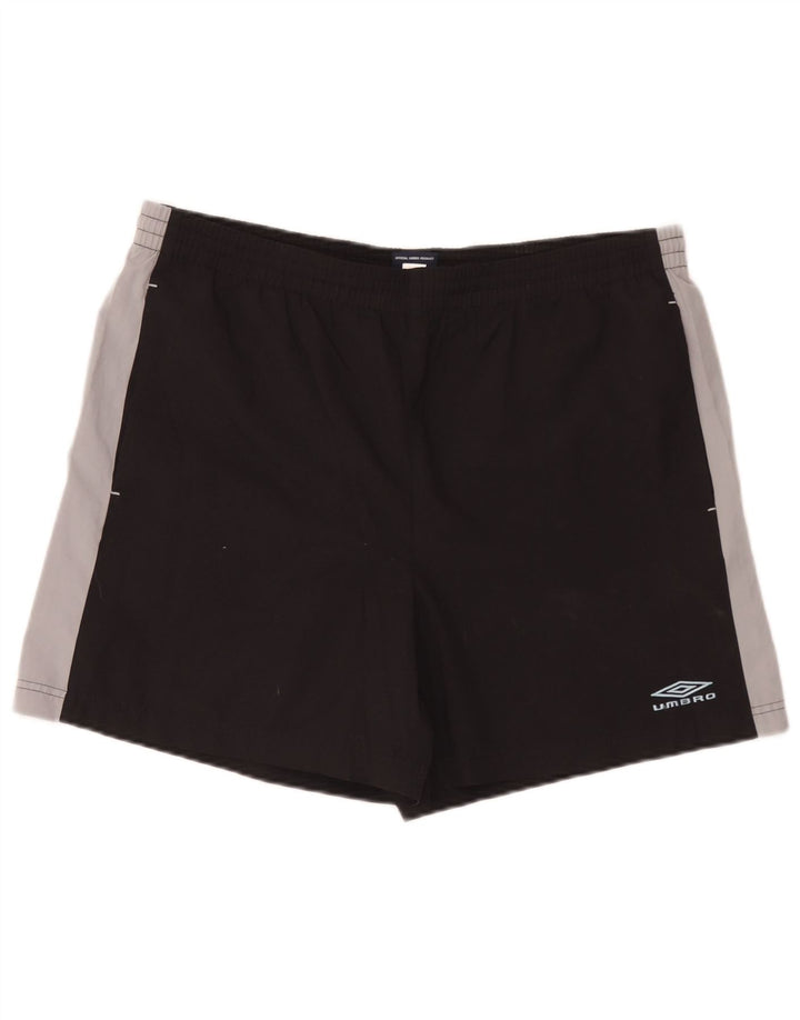 Pantaloncini sportivi da uomo Umbro Large Black Colourblock