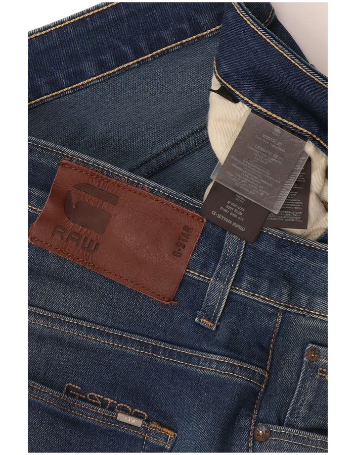 Jeans slim da uomo G-Star W32 L32 cotone blu