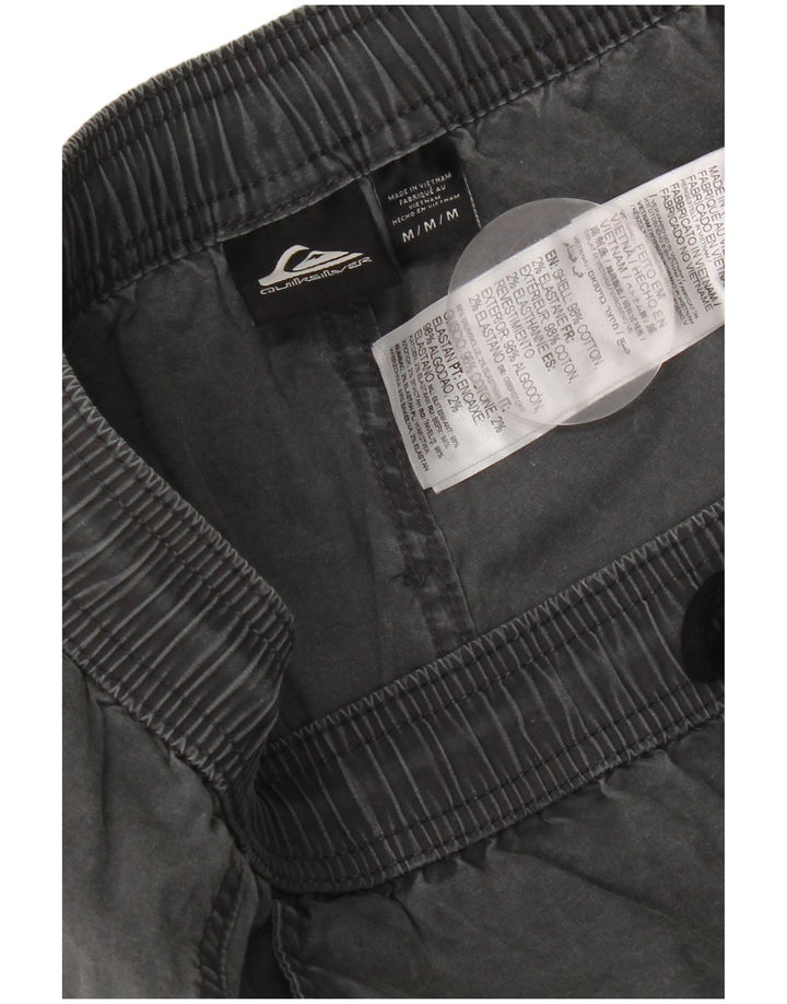 Pantaloncini Quiksilver da uomo medi W32 in cotone grigio