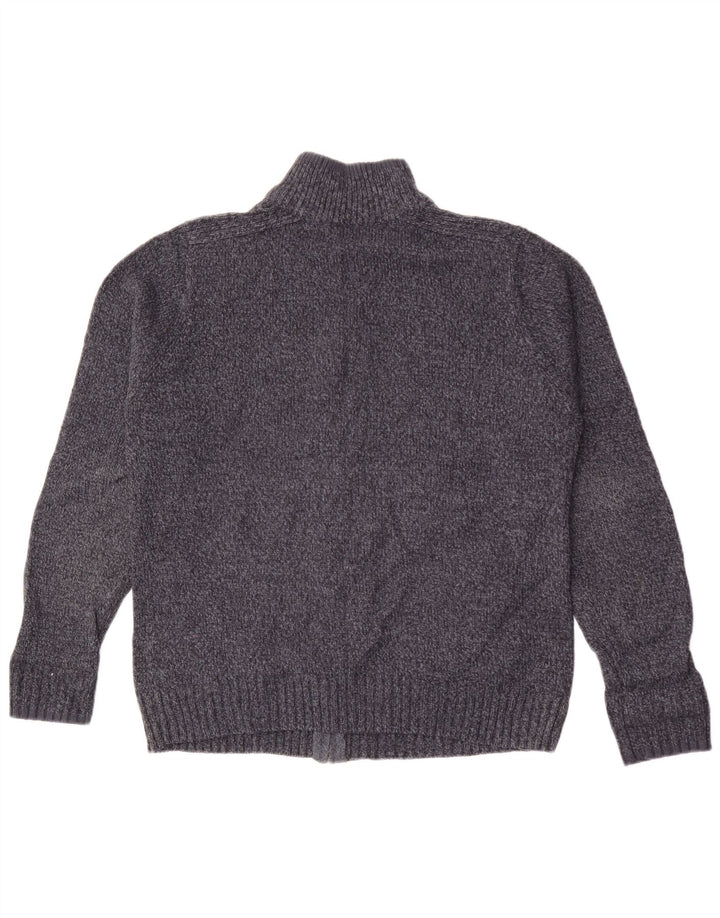 Maglione cardigan vestibilità regolare da uomo Marks & Spencer medio blu navy screziato