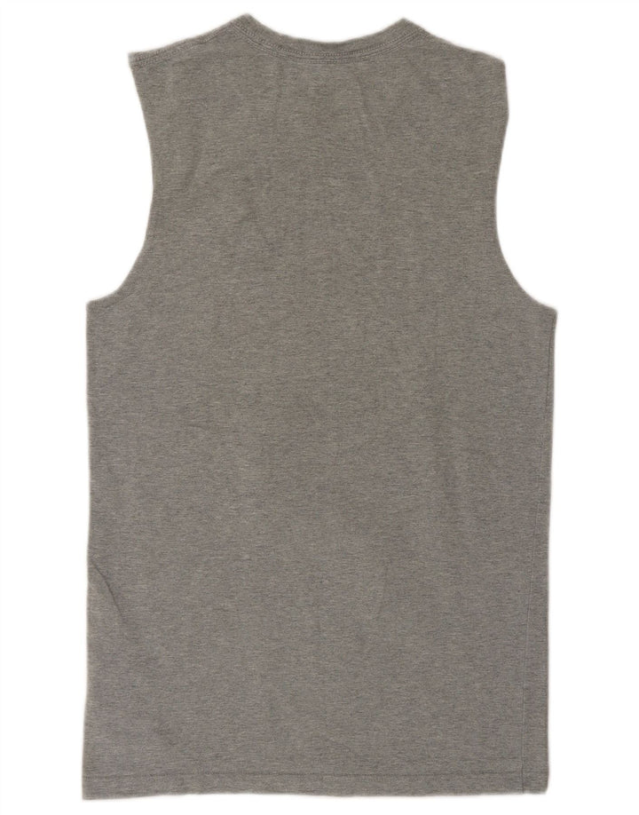 Canotta Nike da uomo UK 34/36 piccolo cotone grigio