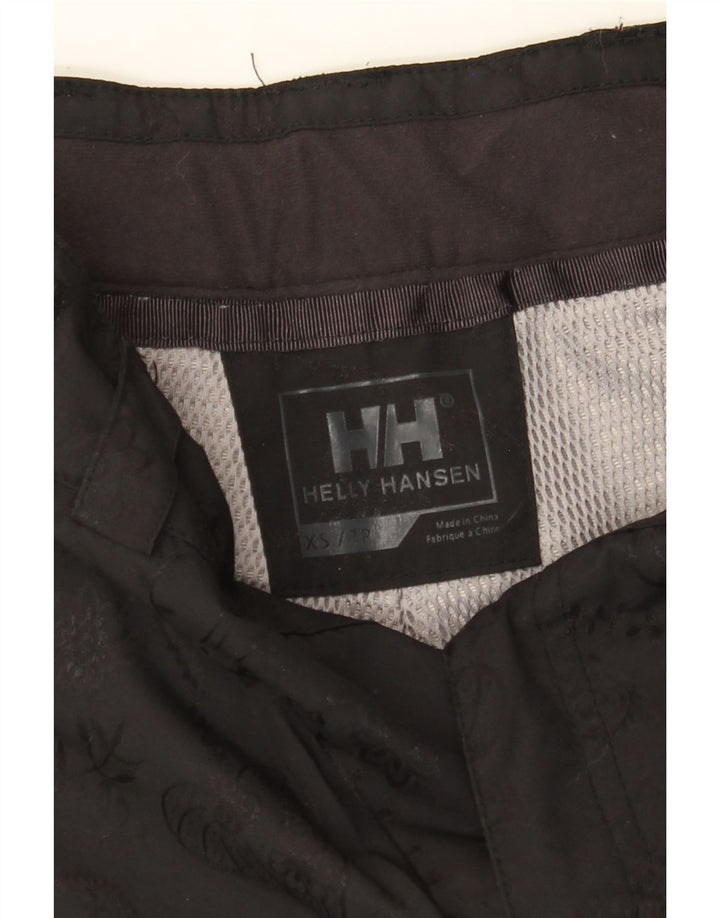Pantaloni cargo antivento da donna HELLY HANSEN UK 6 XS neri in poliammide