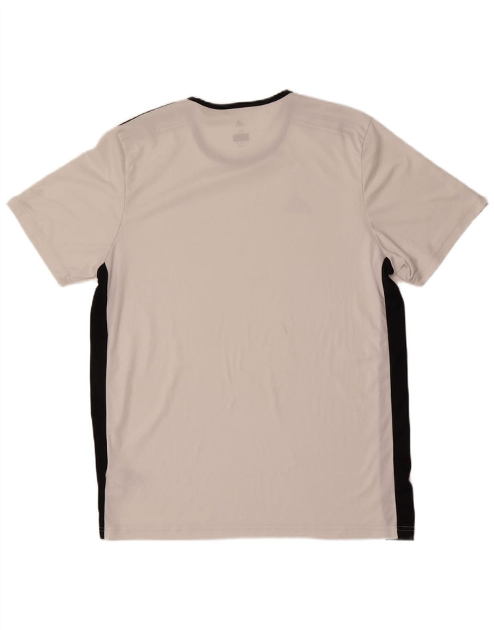 T-shirt ADIDAS da uomo Climalite Top XL poliestere bianco