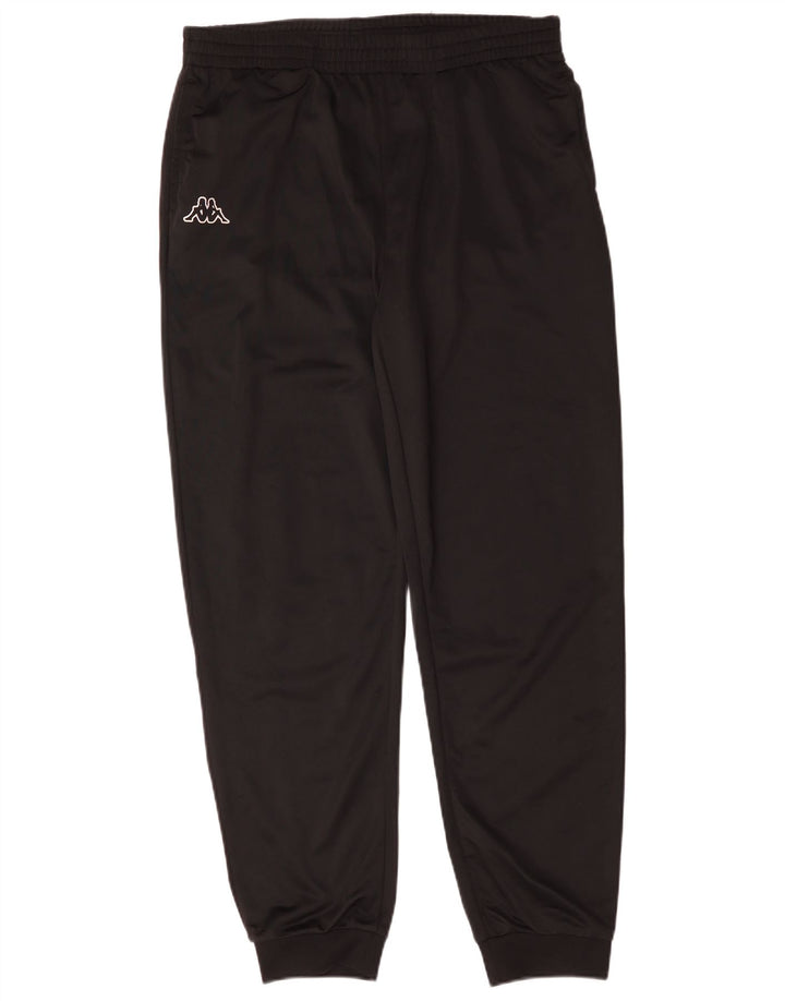 Pantaloni da tuta da uomo Kappa Joggers grandi neri in poliestere