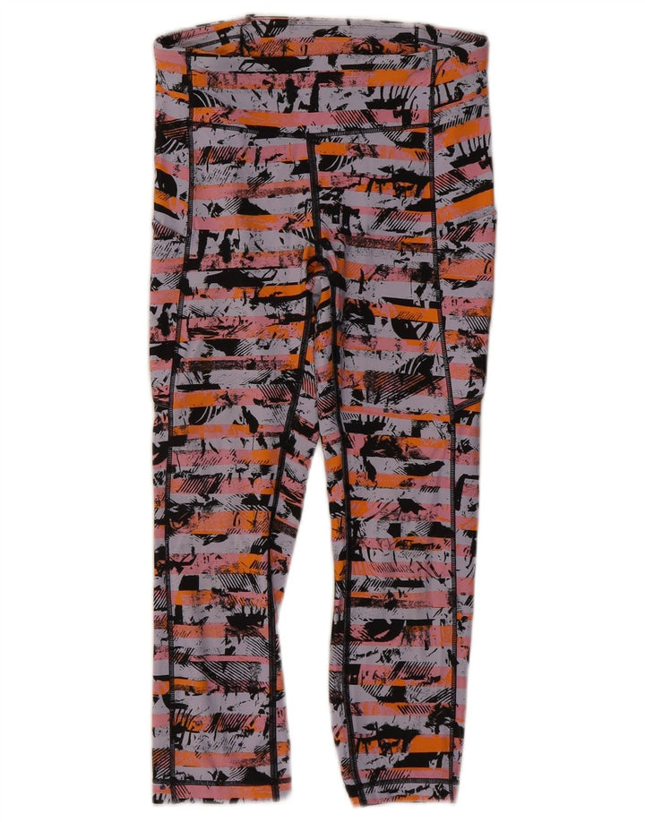 LULULEMON Womens Abstract Pattern Leggings US 4 Small Multicoloured Sports