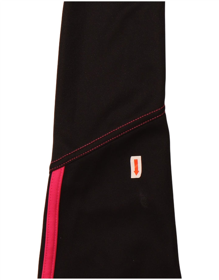 Top della tuta da ginnastica Adidas Aeroready Zip Neck per ragazze 11-12 anni nera