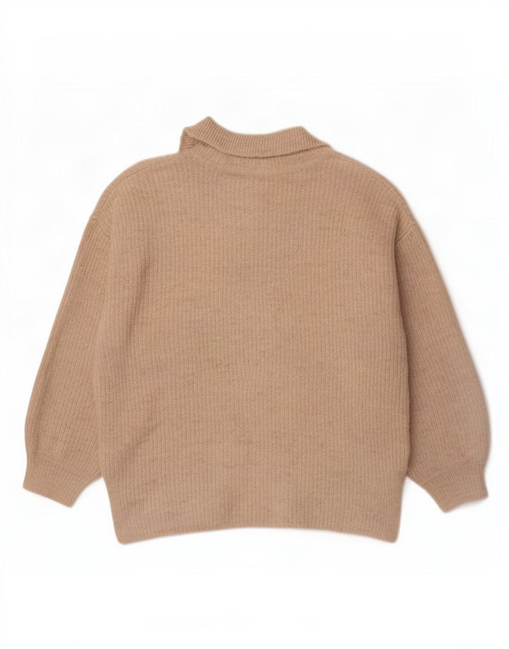 Maglione da donna Marks & Spencer con collo alto UK 14 Acrilico beige medio