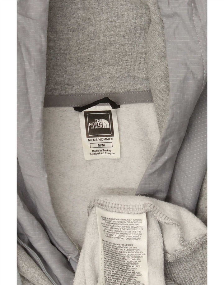 Felpa con cappuccio grafica da uomo The North Face in cotone grigio medio