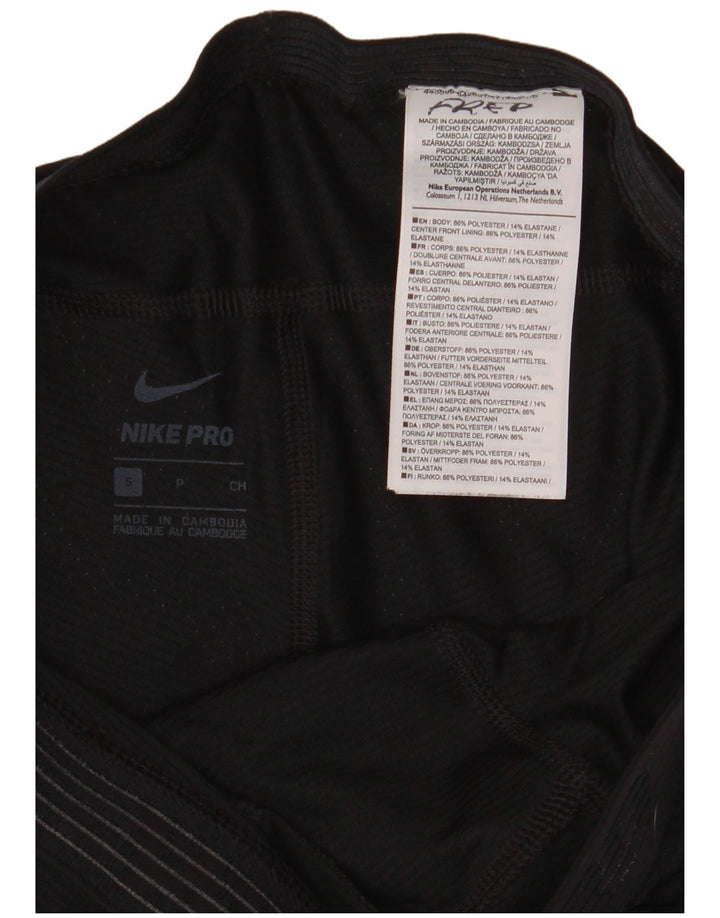 Leggings Nike da uomo piccoli in poliestere nero