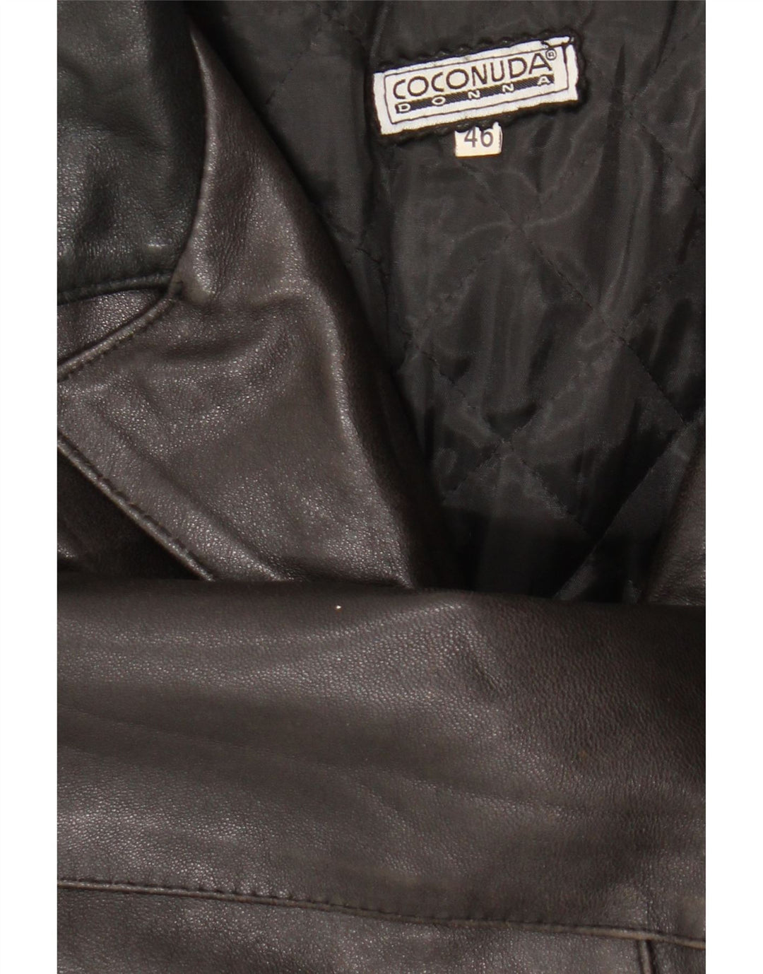 Cappotto in Pelle Donna Coconuda IT 46 Large Pelle Marrone