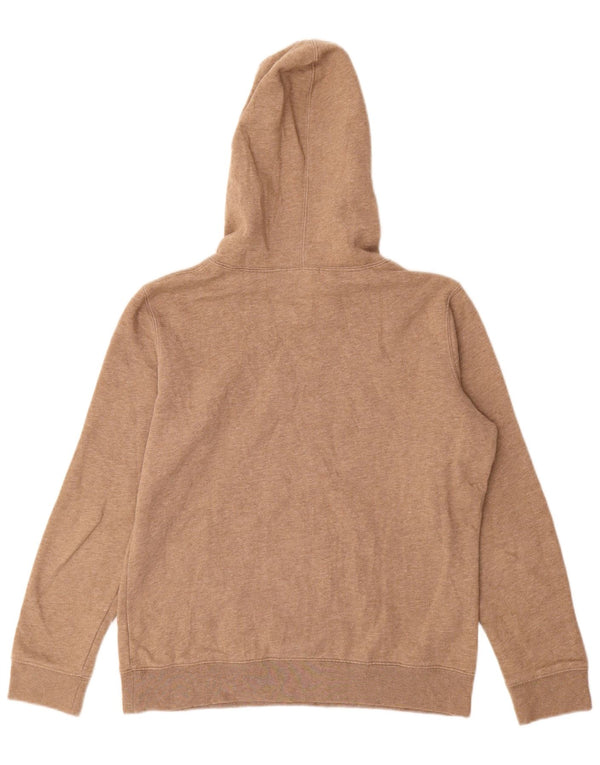 Maglione con cappuccio grafico da donna GAP UK 10 piccolo in cotone beige