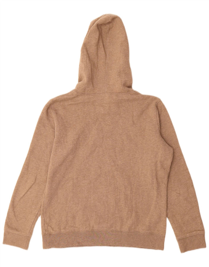 Maglione con cappuccio grafico da donna GAP UK 10 piccolo in cotone beige