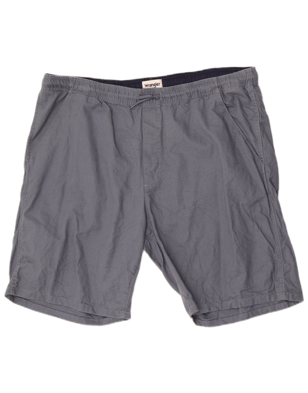 Bermuda da uomo Wrangler W38 XL in cotone grigio