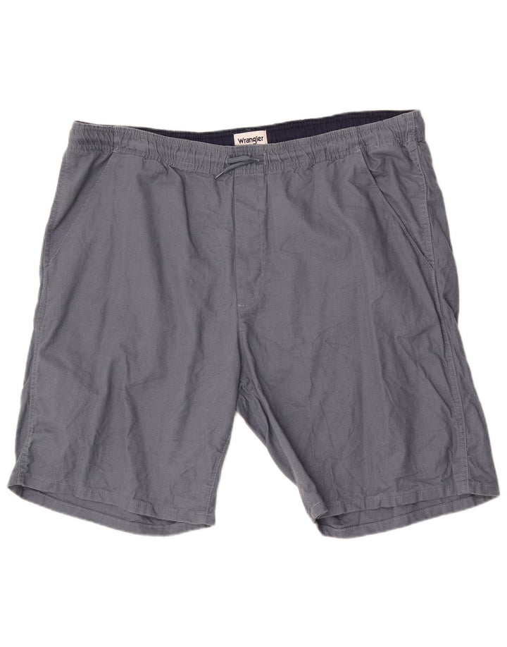 Bermuda da uomo Wrangler W38 XL in cotone grigio
