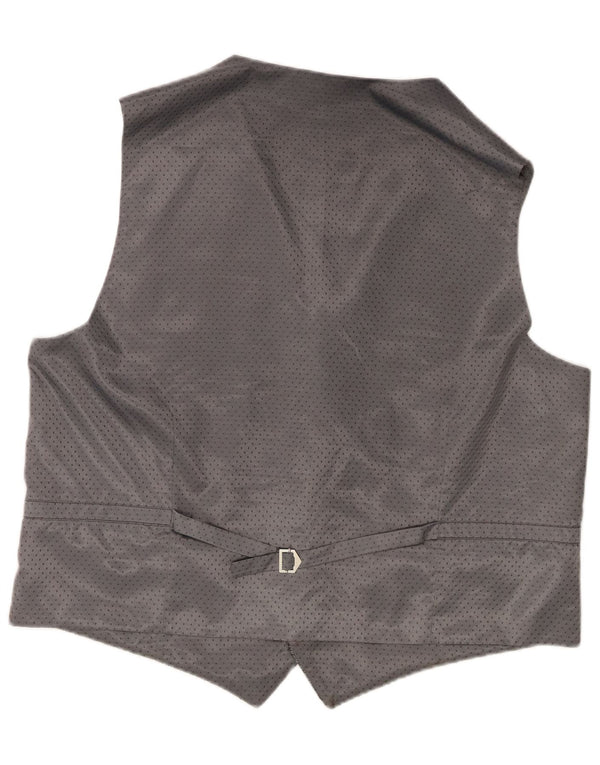 Gilet da uomo Harris Tweed 2XL in lana vergine grigia